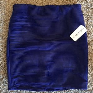 Blue Mini Skirt - NWT